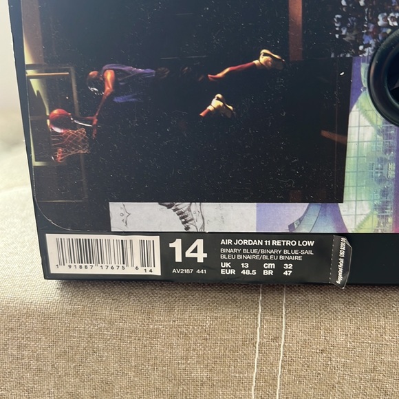 Jordan 11 Retro Low Derek Jeter RE2PECT Size 14 - Picture 5 of 5
